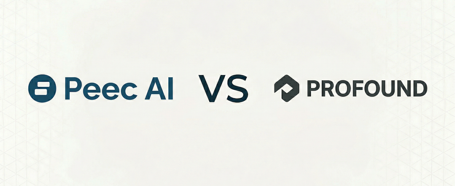 Peec AI vs Profound (2026): A Comparison